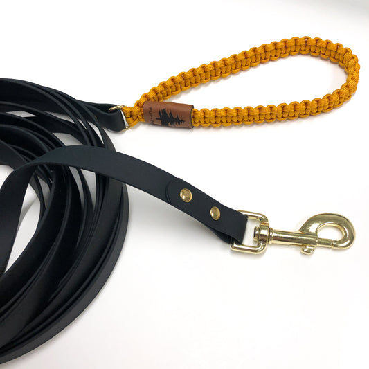 Long Line - Sunnybrook Yellow w/ Brown Biothane