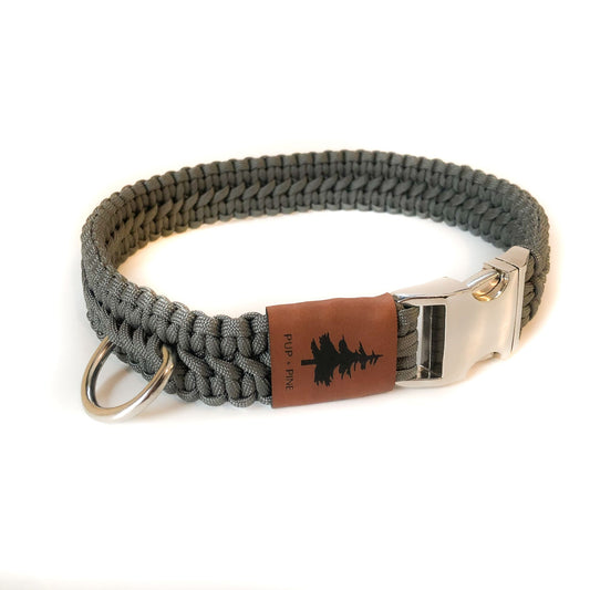 Wide Buckle Collar - Ramsden Grey