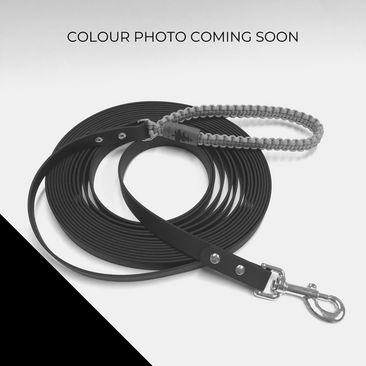 Long Line - La Fontaine Noir w/ Black Biothane