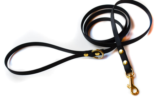 Biothane Leash - 1/2" Width - La Fontaine Noir