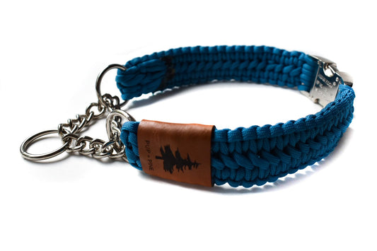 Wide Martingale Collar - Cherry Beach Blue